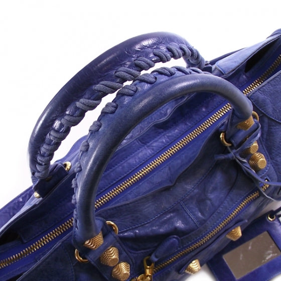 Balenciaga Agneau Giant GGH Part Time Electric Bleu 6 of 14