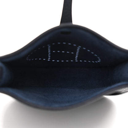 Hermes Taurillon Clemence Evelyne TPM Bleu Nuit 5 of 11