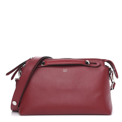 Fendi Vitello Dolce Marmol Medium By The Way Boston Bag Ciliegia 1 of 13