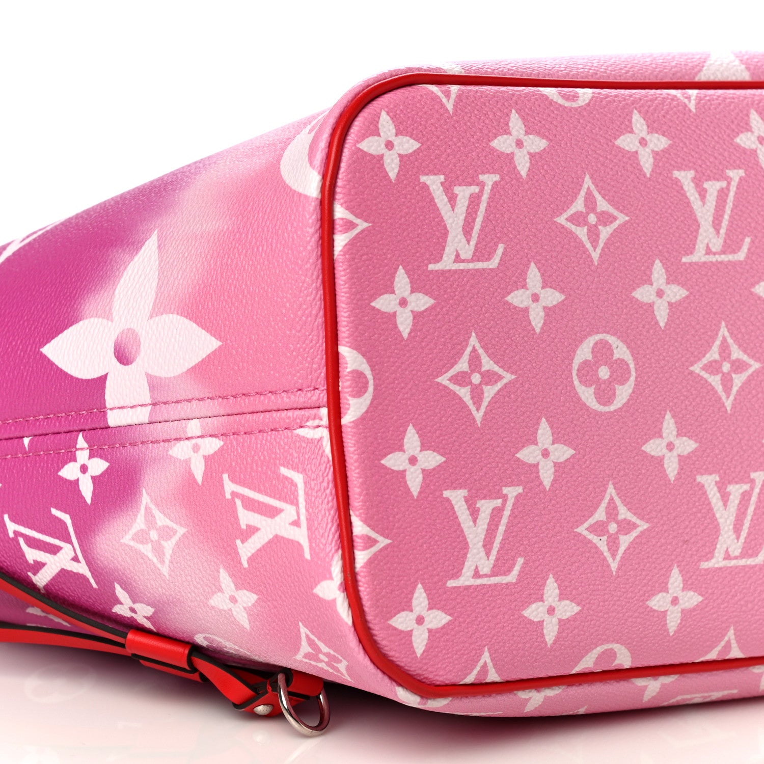 Louis Vuitton Monogram Escale Neverfull MM Rouge 8 of 9