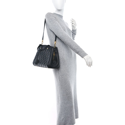 Louis Vuitton LOUIS VUITTON Empreinte Montaigne MM Black 2 of 10