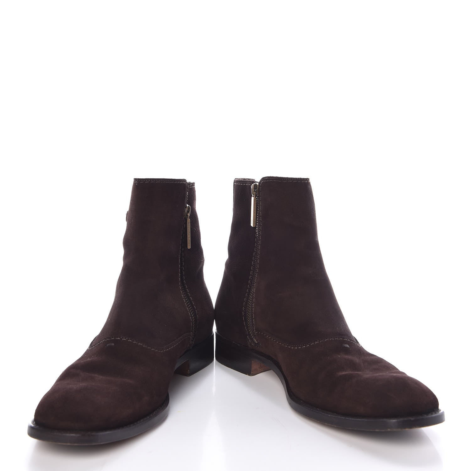 Louis Vuitton Suede Mens Boots 8 Dark Brown 5 of 13