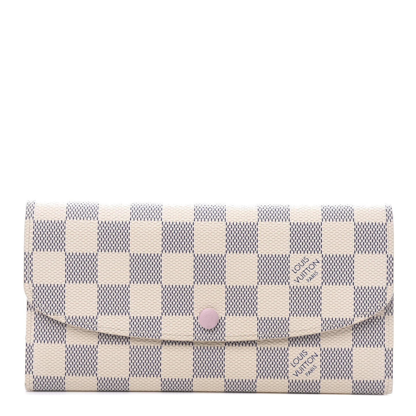 Damier Azur Emilie Wallet Rose Ballerine