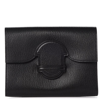 Hermes Chevre Mysore 1938 Wallet 19 Black 1 of 9