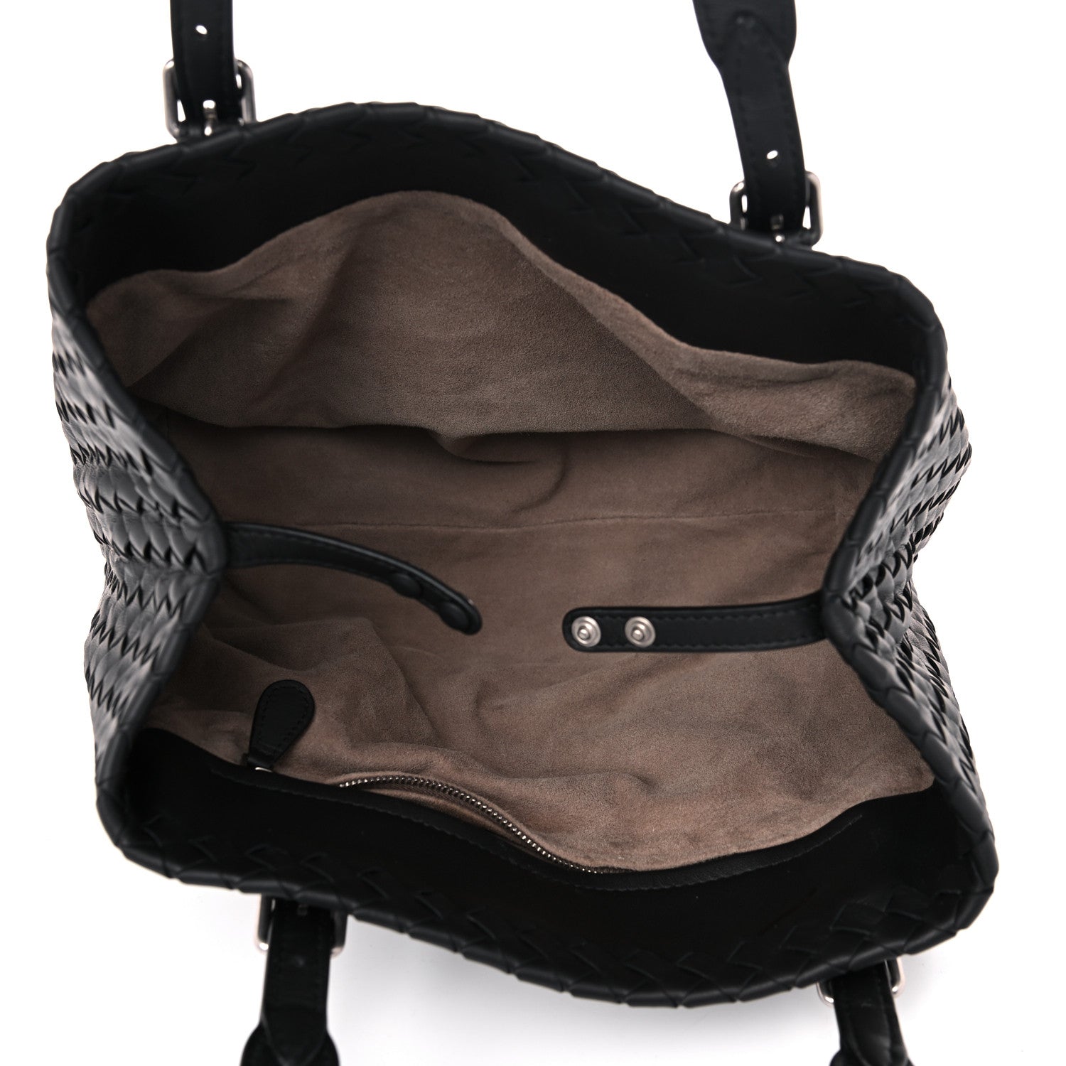 Bottega Veneta Nappa Intrecciato Mini Cesta Tote Black 5 of 9