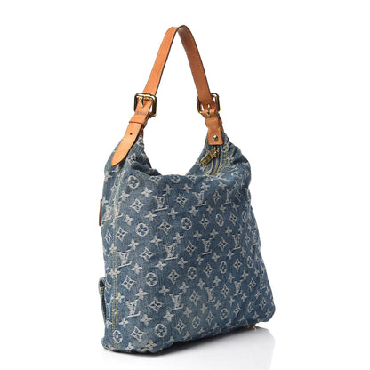 Louis Vuitton Denim Baggy GM Blue 3 of 16