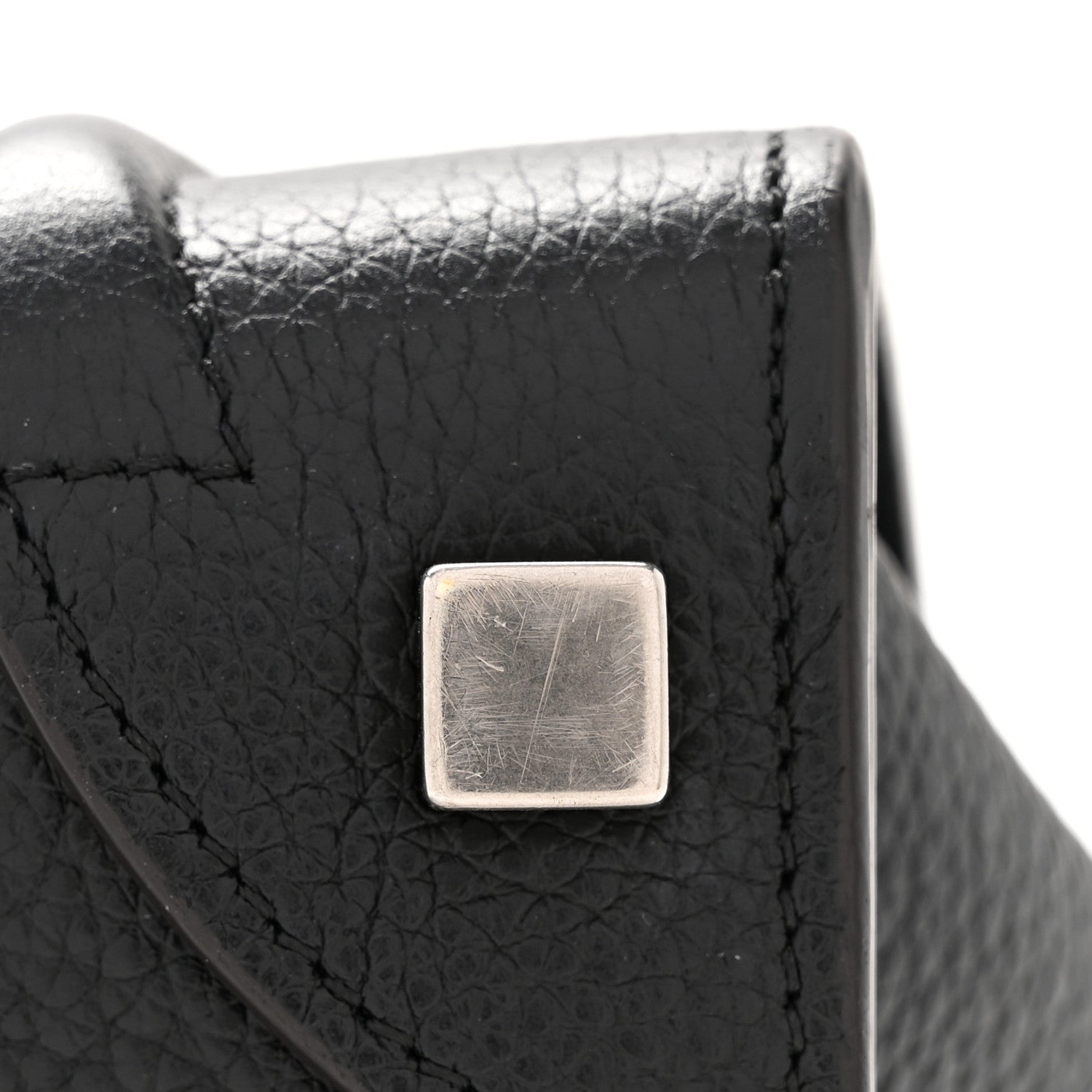 Celine Drummed Calfskin Micro Luggage Black 19 of 19