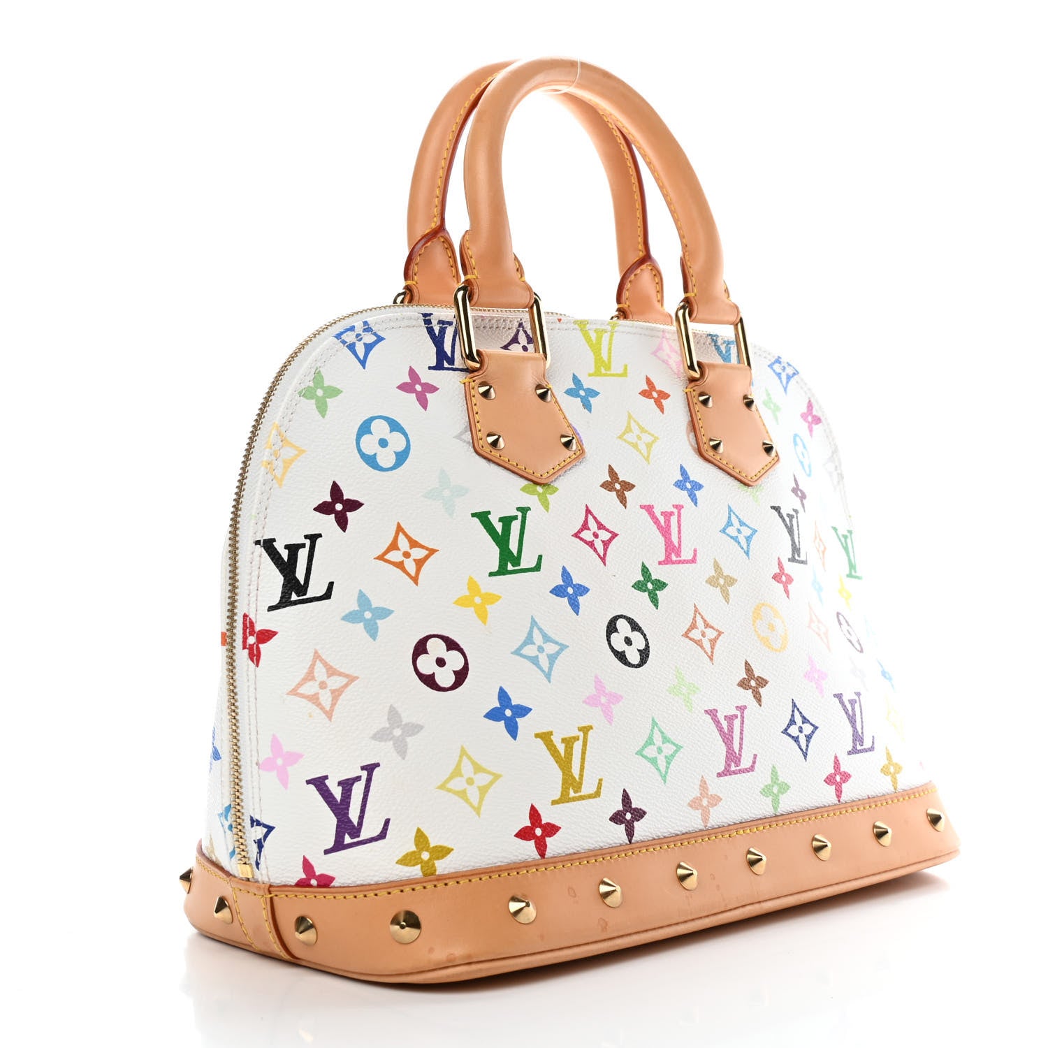 Louis Vuitton Monogram Multicolor Alma White 2 of 4