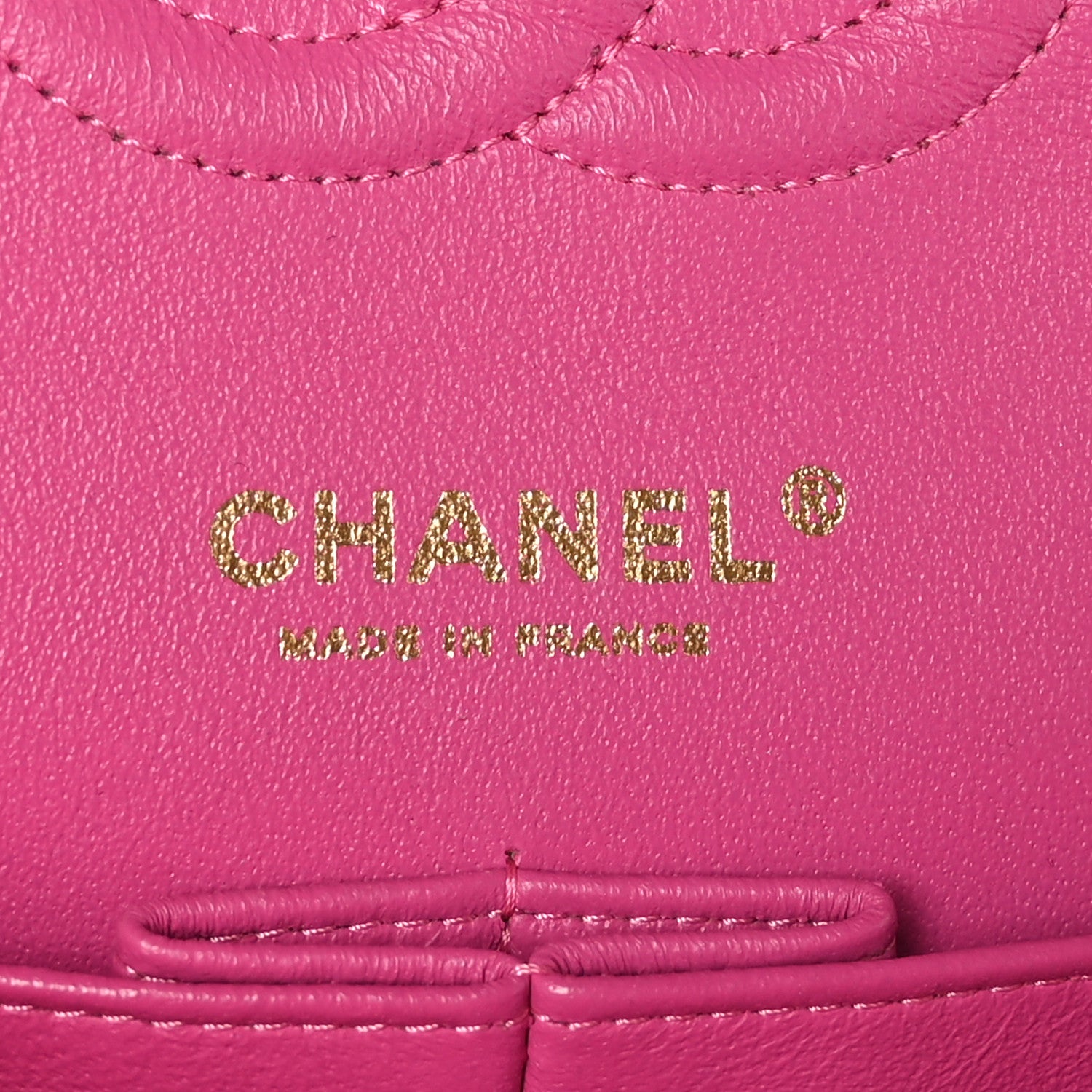 Chanel Lambskin Chevron Quilted Medium Double Flap Pink 6 of 9