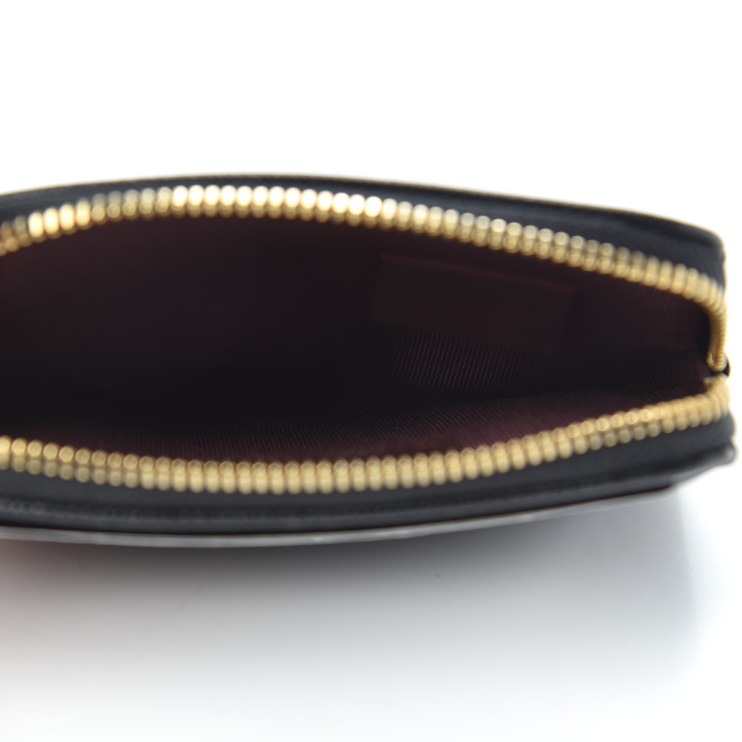 Chanel Caviar Quilted Zip Card Holder Wallet Black 5 of 8