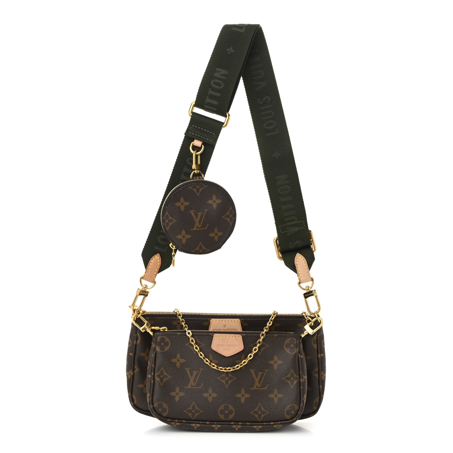 Louis Vuitton Monogram Multi Pochette Accessories Kaki 1 of 11