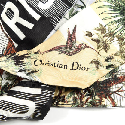 Christian Dior Silk Toile De Jouy Carnivora Mitzah Scarf 3 of 3