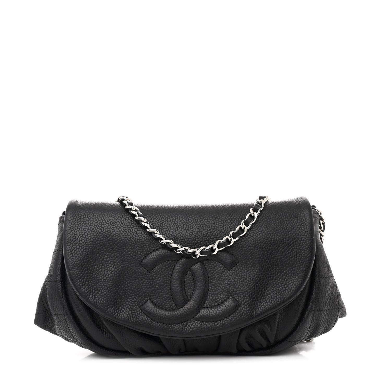 Caviar Half Moon Wallet On Chain WOC Black