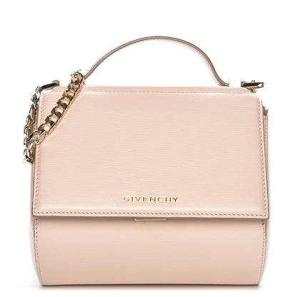 Givenchy Textured Calfskin Mini Pandora Box Chain Crossbody Bag Powder Pink 1 of 7