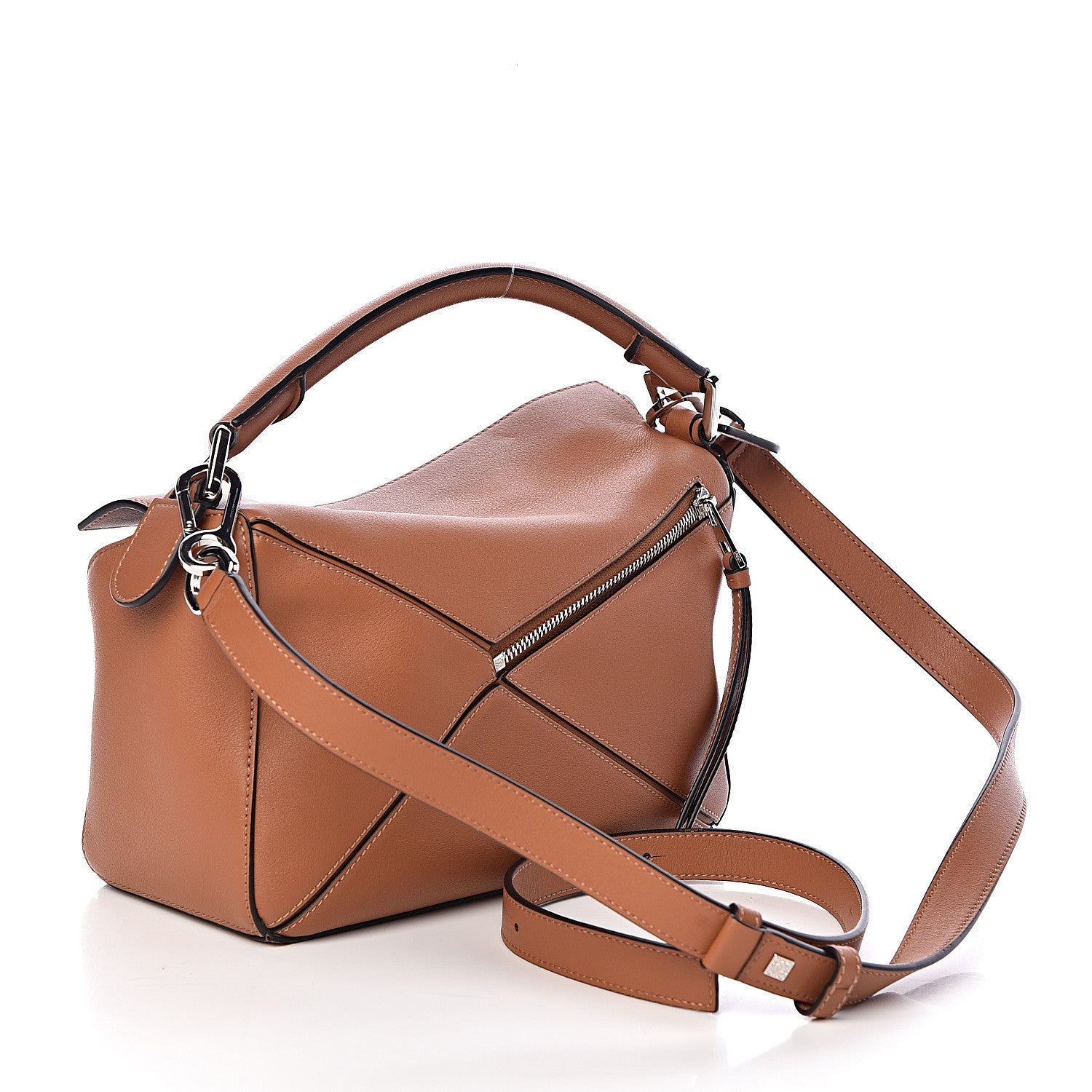 Loewe Calfskin Small Puzzle Bag Tan 4 of 10