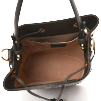 Gucci GG Supreme Monogram Web Small Ophidia Bucket Bag Brown 5 of 6