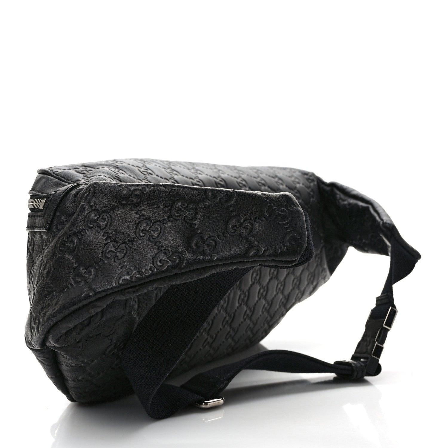 Gucci Guccissima Web Belt Bag Black 3 of 9