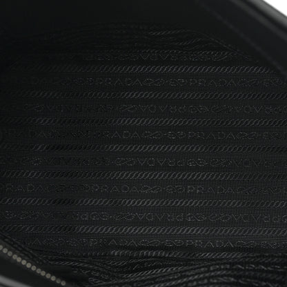 Prada Vitello Phenix Logo Hobo Black 5 of 7