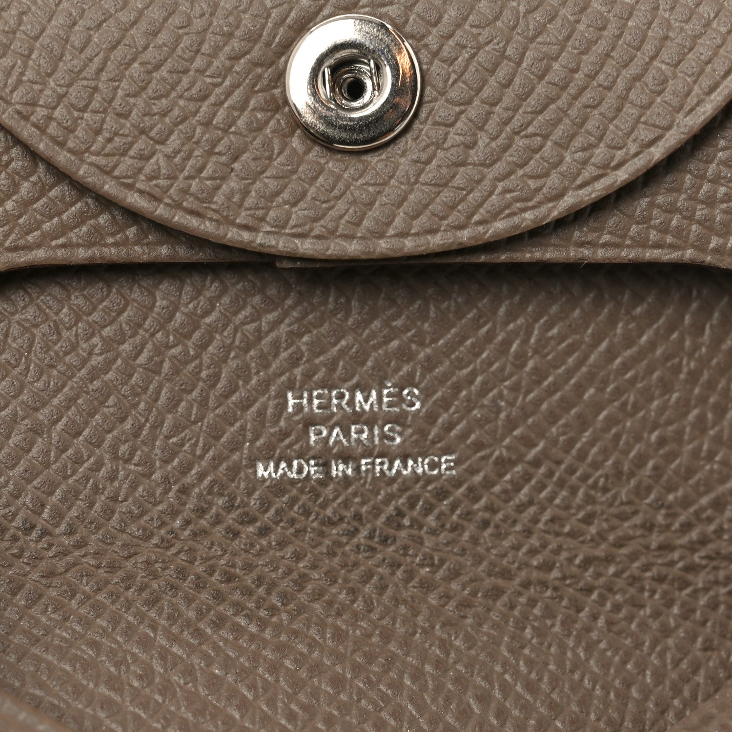 Hermes Epsom Bastia Coin Purse Etoupe 5 of 6