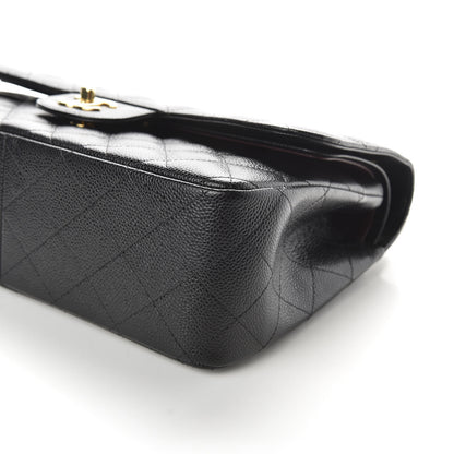 Chanel Caviar Quilted Jumbo Double Flap Black 9 of 11