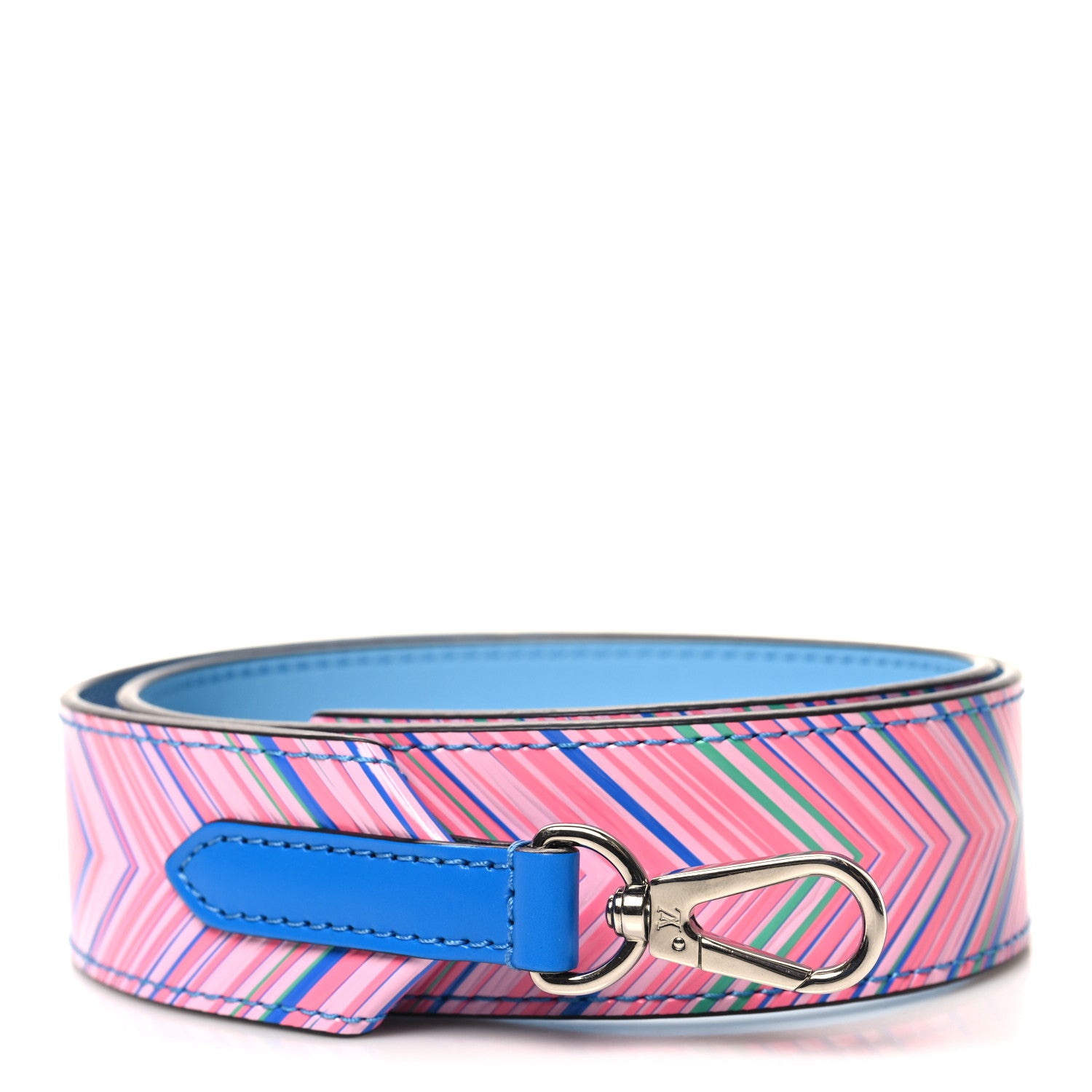 Louis Vuitton Epi Tropical Bandouliere Shoulder Strap Blue Rose 1 of 5