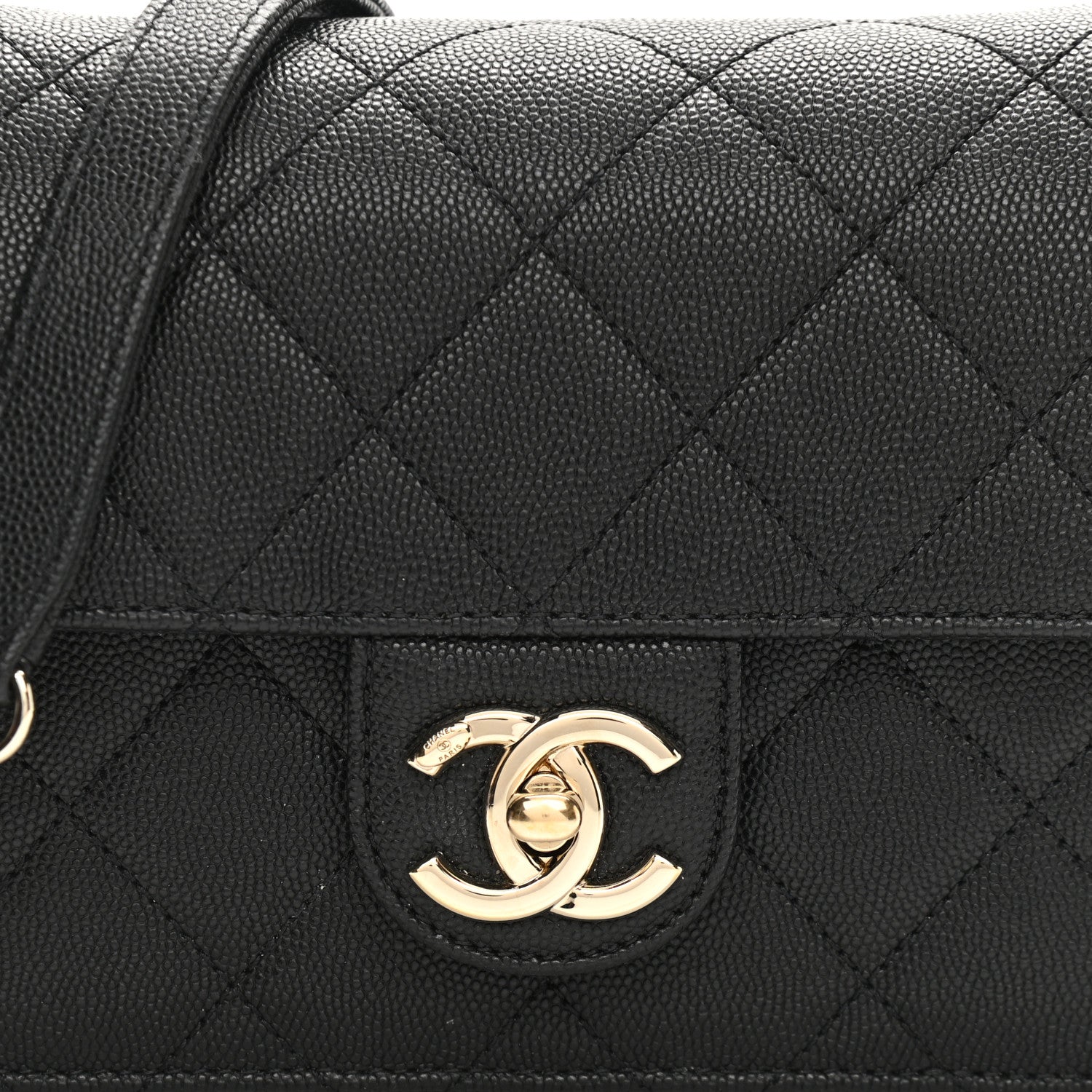 Chanel Caviar Quilted Like A Wallet Flap Black 8 of 10