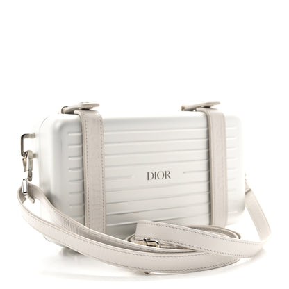 Christian Dior X RIMOWA Aluminum Personal Clutch On Strap Silver 3 of 12