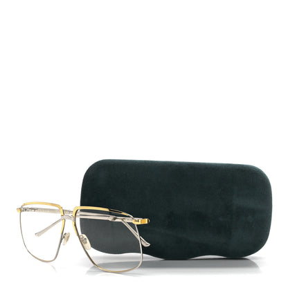 Gucci Metal Aviator Sunglasses GG0365S Silver Yellow 9 of 9