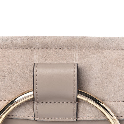 Chloe Suede Calfskin Mini Faye Bracelet Bag Motty Grey 11 of 13