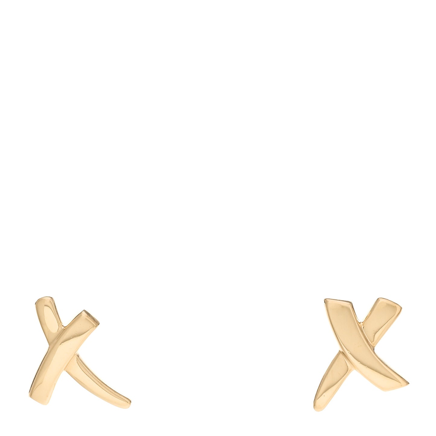 18K Yellow Gold Paloma's Graffiti X Earrings