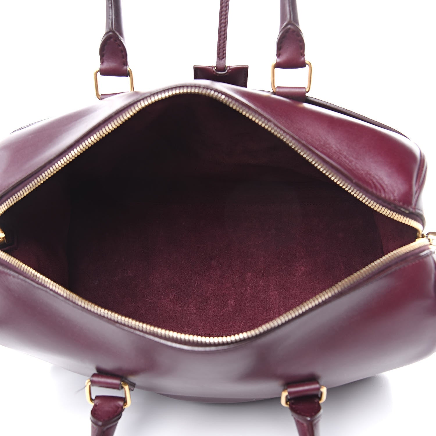 Saint Laurent Calfskin Classic Duffle 6 Amarena 5 of 20