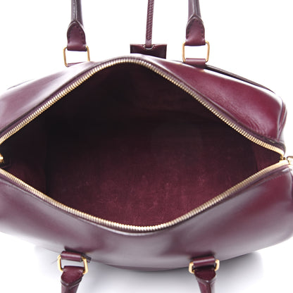 Saint Laurent Calfskin Classic Duffle 6 Amarena 5 of 20