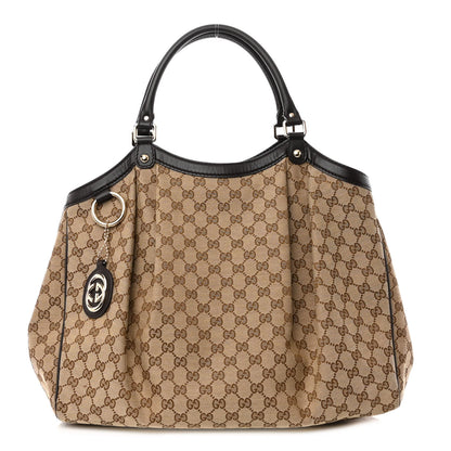 Gucci Monogram Large Sukey Tote Dark Brown 1 of 9