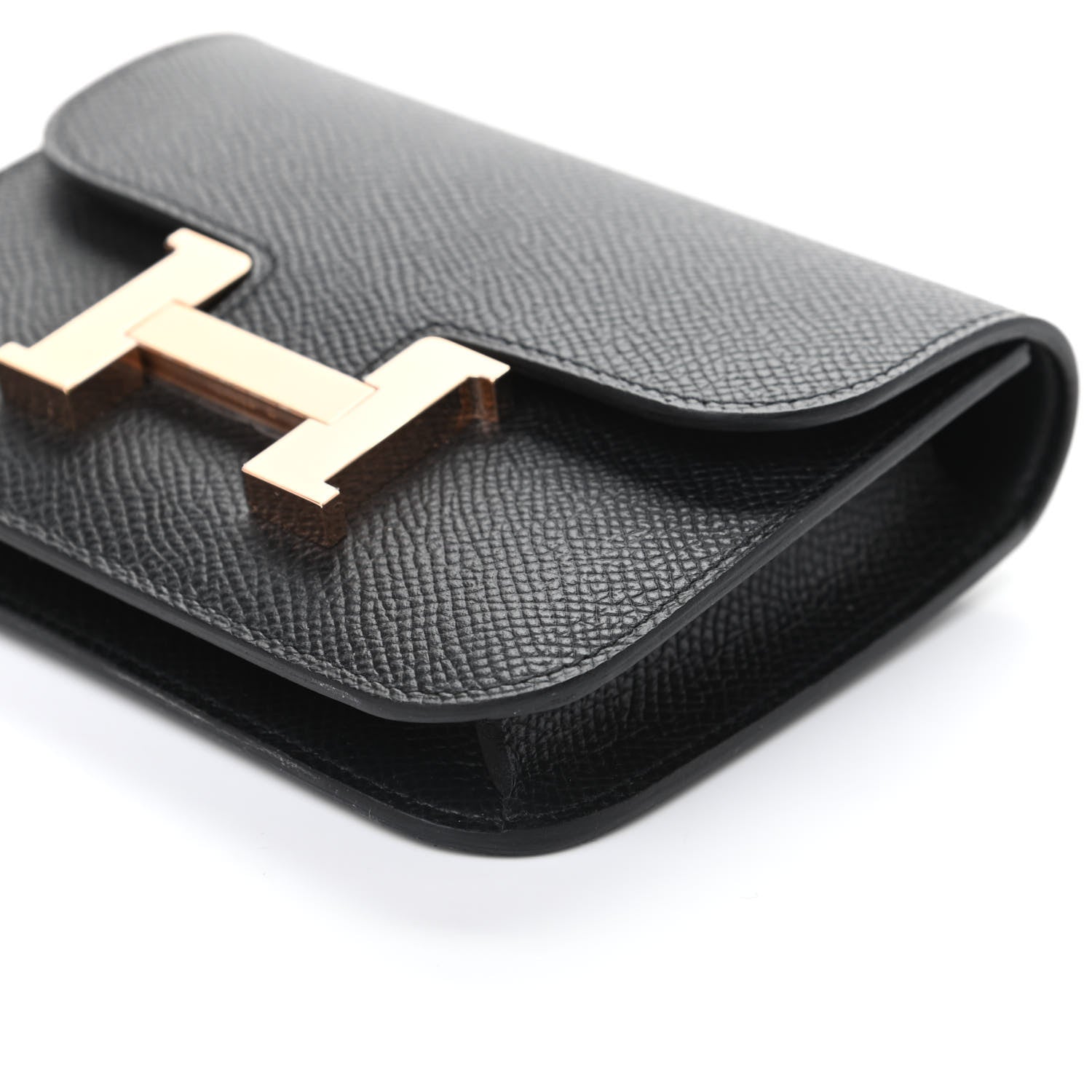 Hermes Epsom Constance Slim Wallet Black 8 of 9