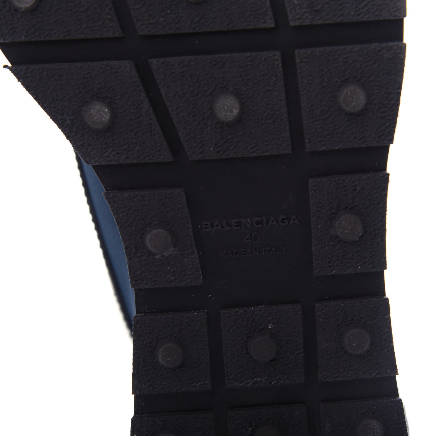 Balenciaga Mesh Calfskin Neoprene Suede Womens Race Runner Sneakers 40 Bleu Nuit 9 of 11