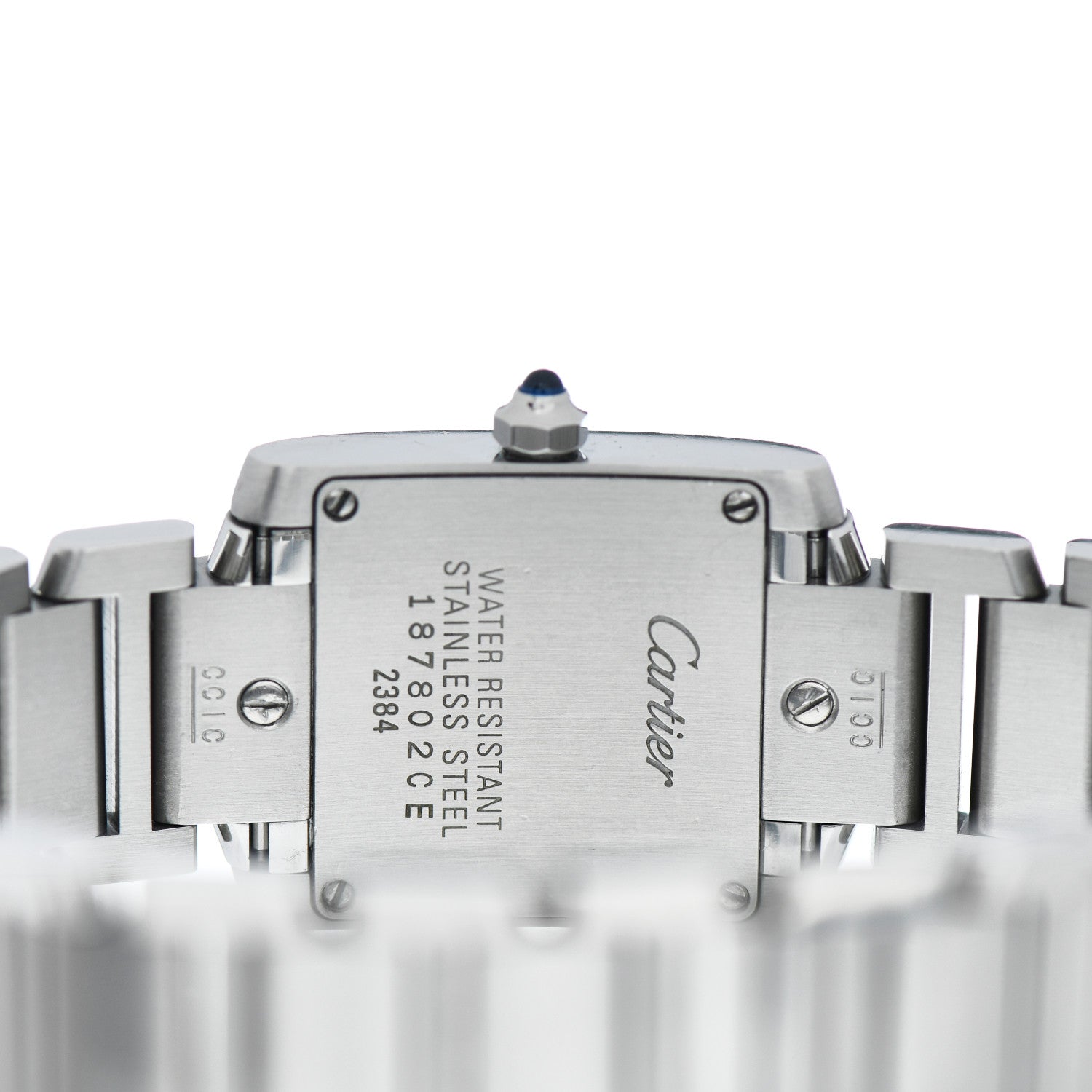 Cartier Stainless Steel 20mm Tank Francaise Quartz Watch 4 of 5