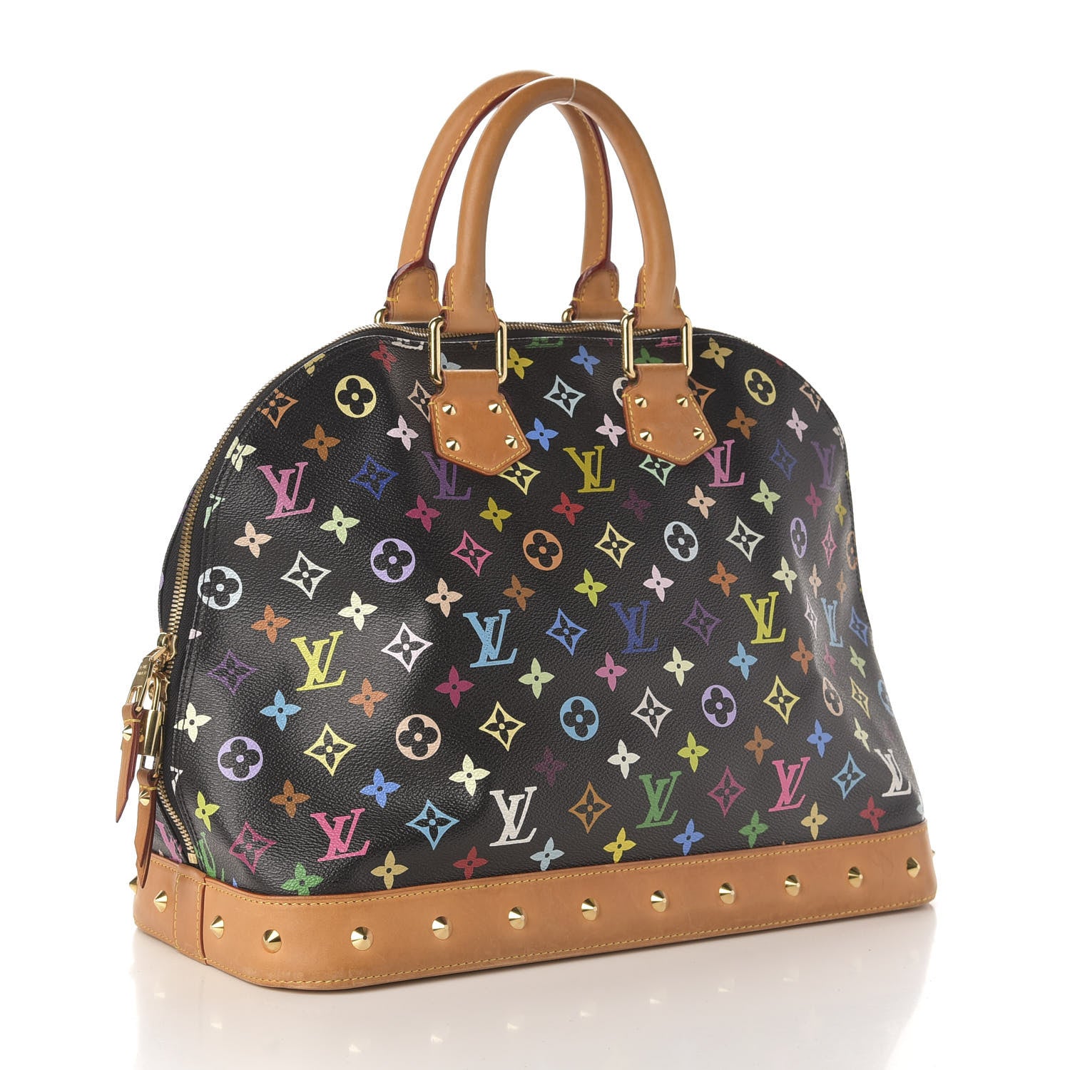 Louis Vuitton Monogram Multicolor Alma GM Black 3 of 13