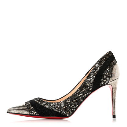 Christian Louboutin Glitter Palace SP Oxyde Eklectica 85 Pumps 37.5 Multi 1 of 7
