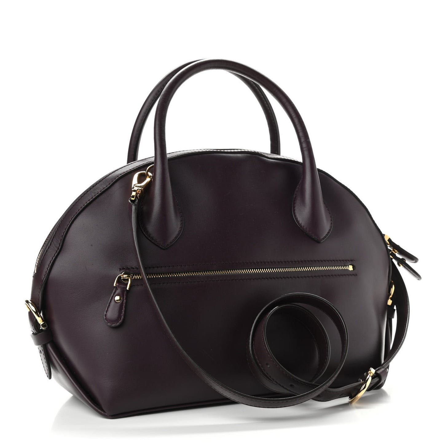 Calfskin Fiamma Bag Plum