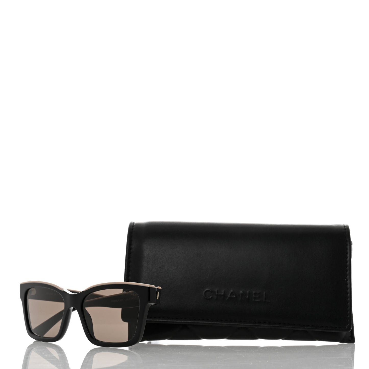 Acetate Square Sunglasses 5417 Black