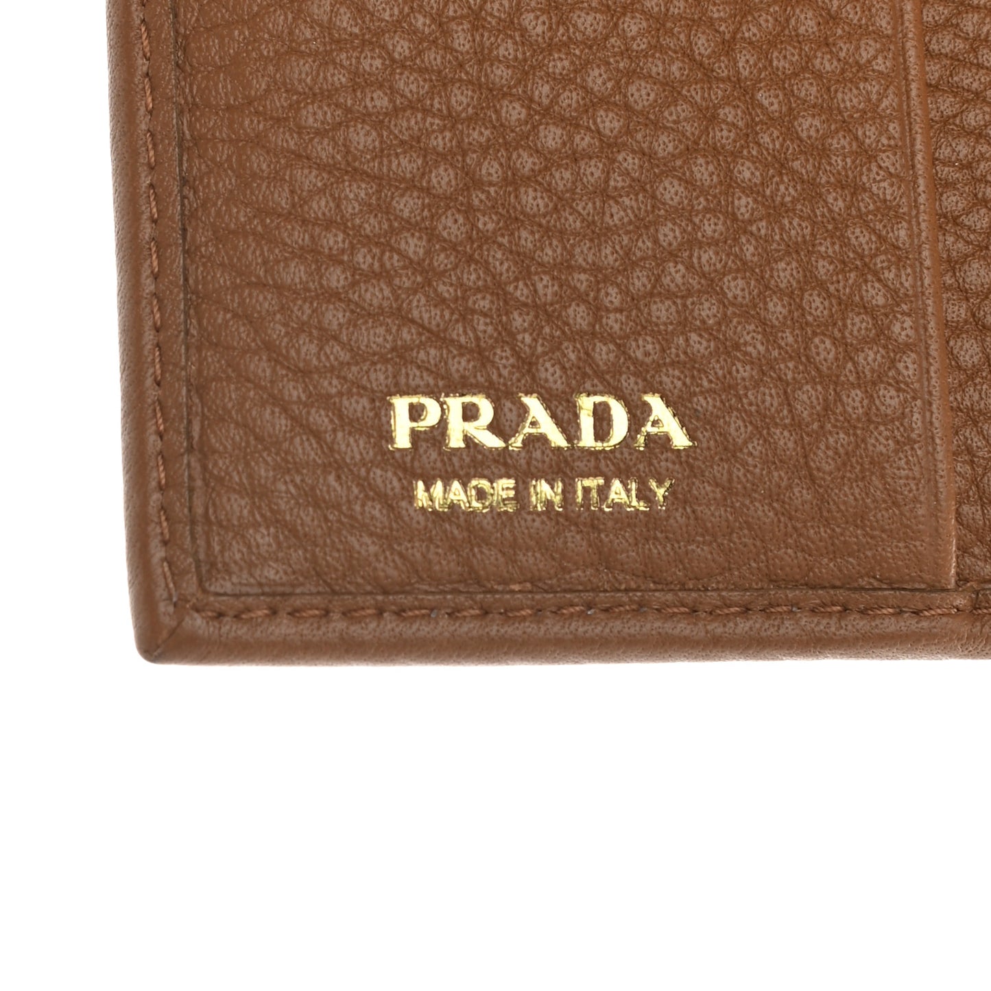 Vitello Daino Small Bi-Fold Wallet Caramel