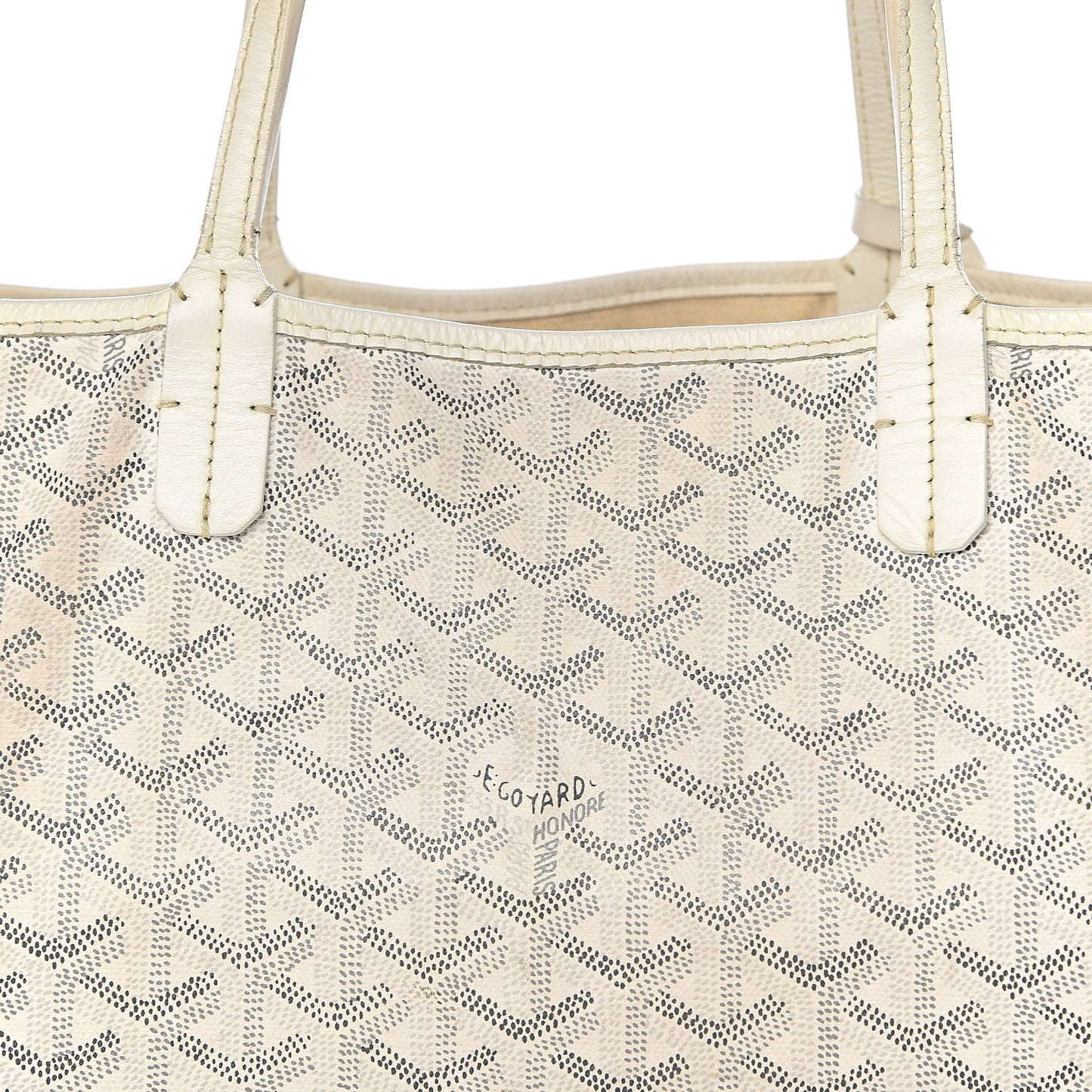 Goyardine Saint Louis PM White