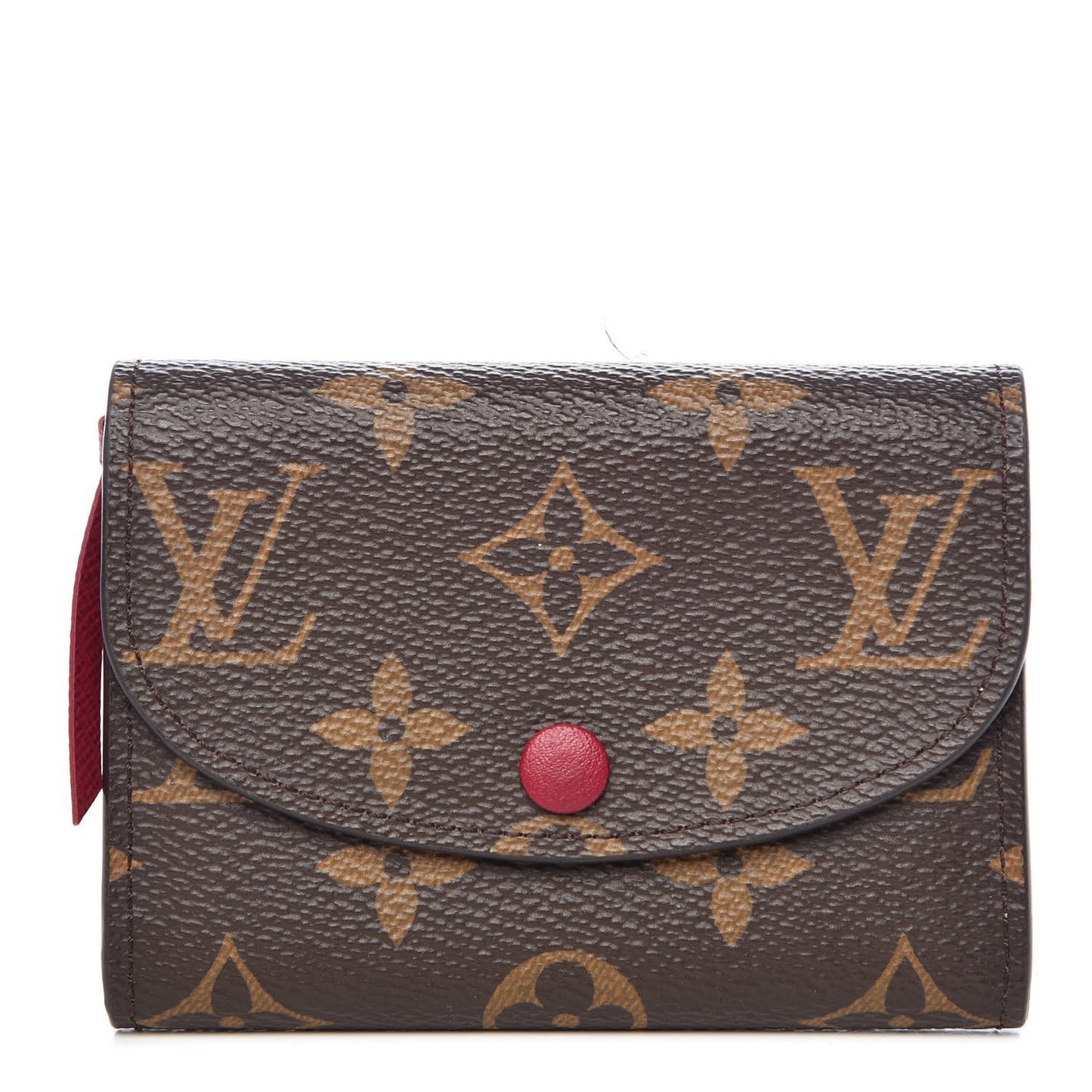 Monogram Rosalie Coin Purse Fuchsia