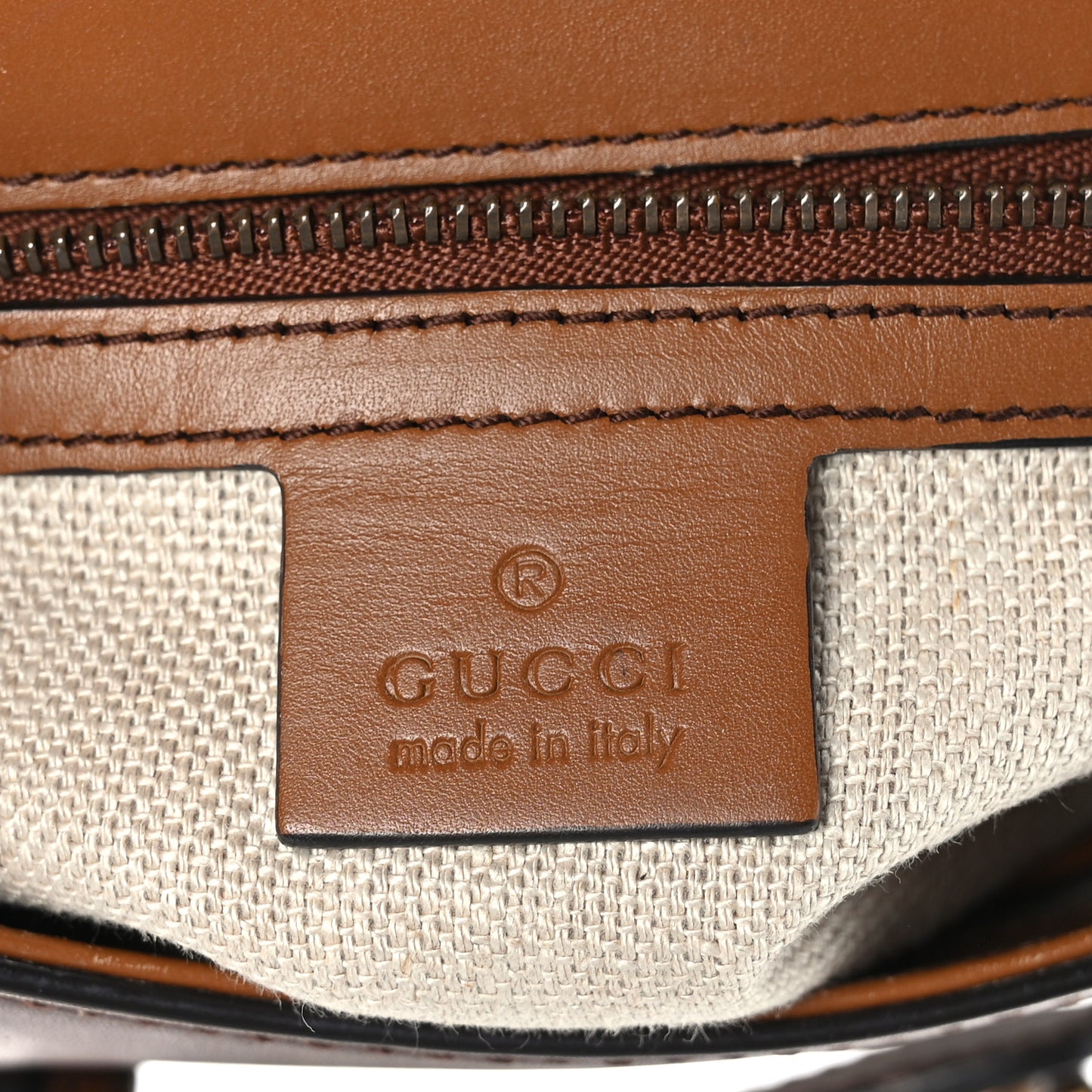 Calfskin Medium Lady Web Shoulder Bag Cuir