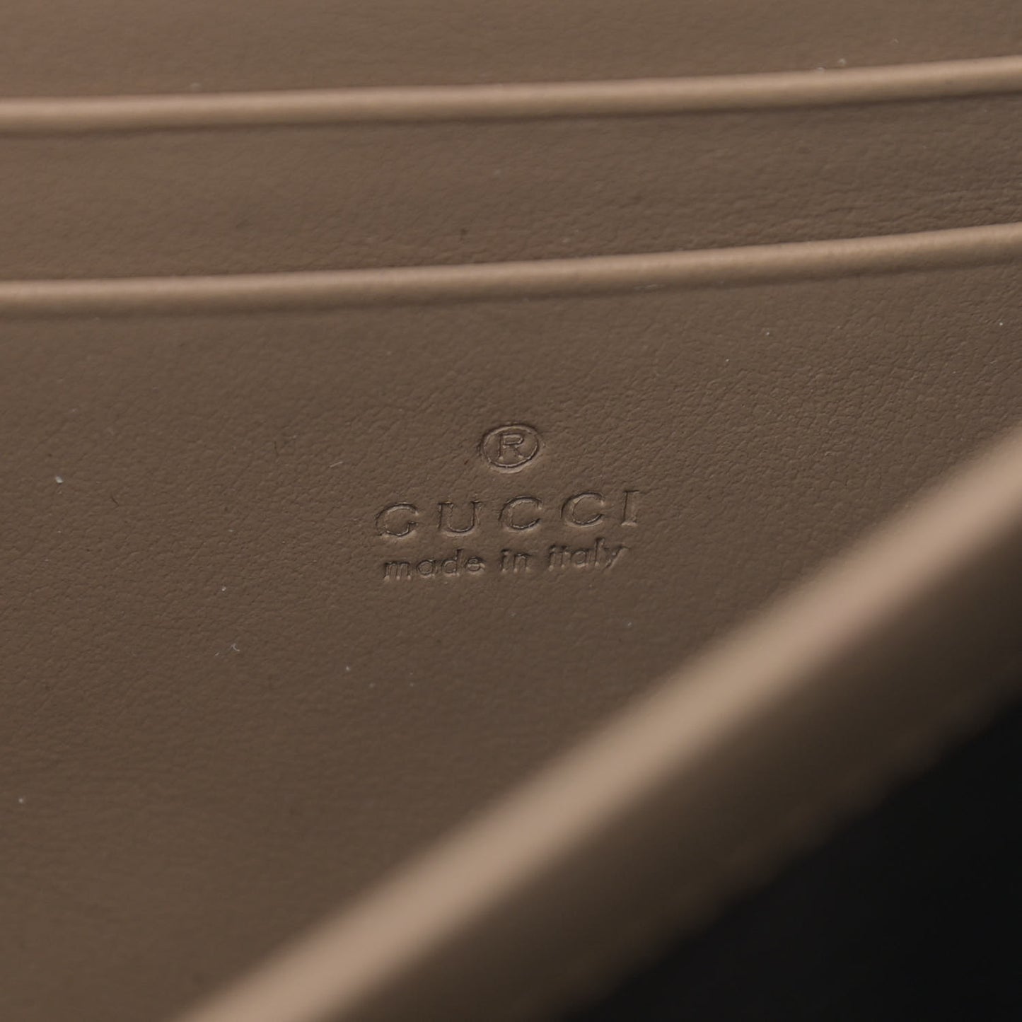 GG Supreme Monogram Mini Dionysus Chain Wallet Beige Taupe