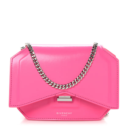 Givenchy Calfskin Bow Cut Chain Wallet Fuchsia 1 of 10