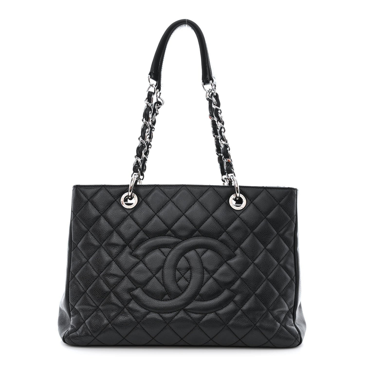 Chanel Caviar Quilted Grand Shopping Tote GST Black 1 of 11