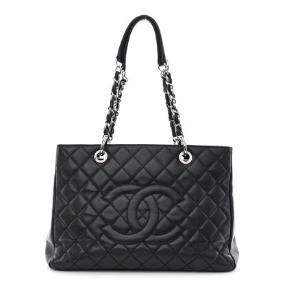 Chanel Caviar Quilted Grand Shopping Tote GST Black 1 of 11
