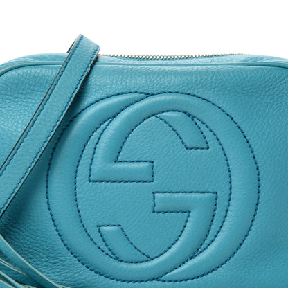 Gucci Pebbled Calfskin Small Soho Disco Bag Deep Cobalt 17 of 17