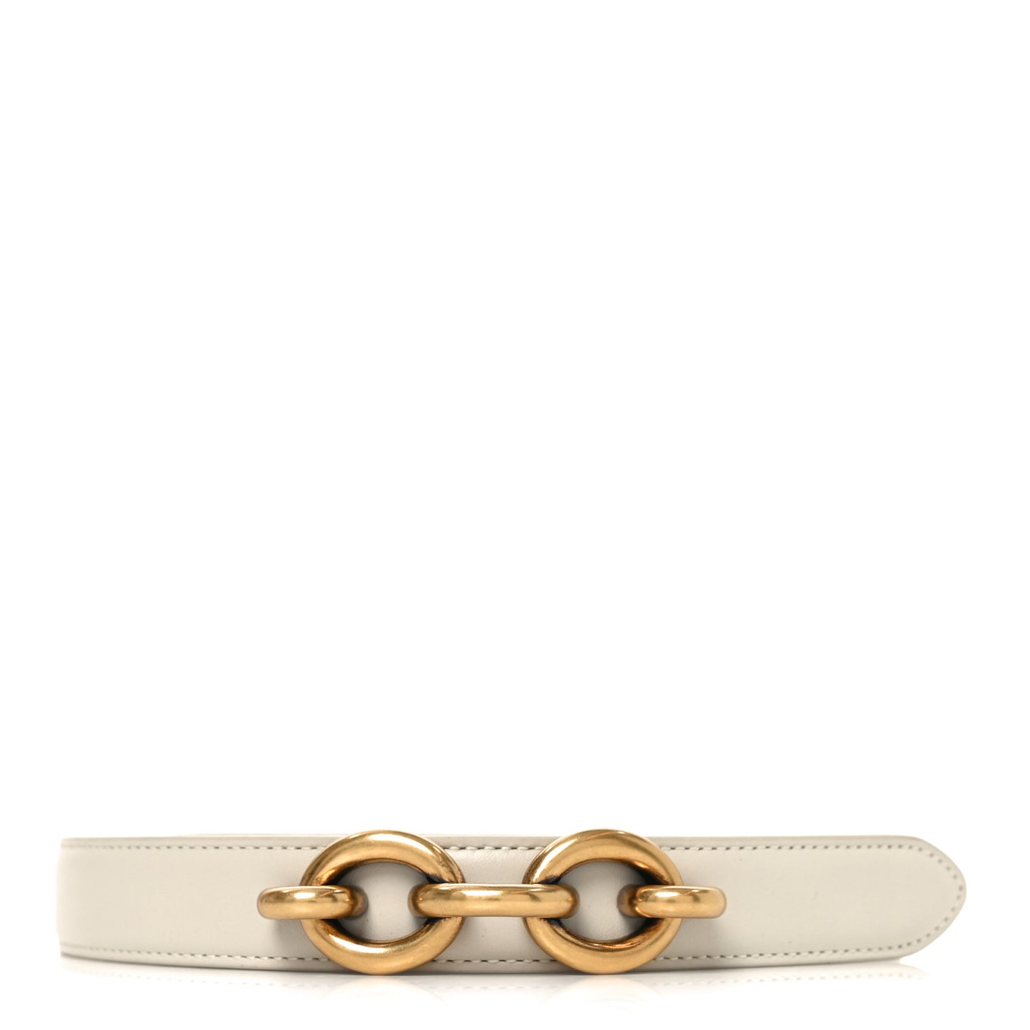 Smooth Calfskin 20mm Cintura Belt 90 36 Crema Soft